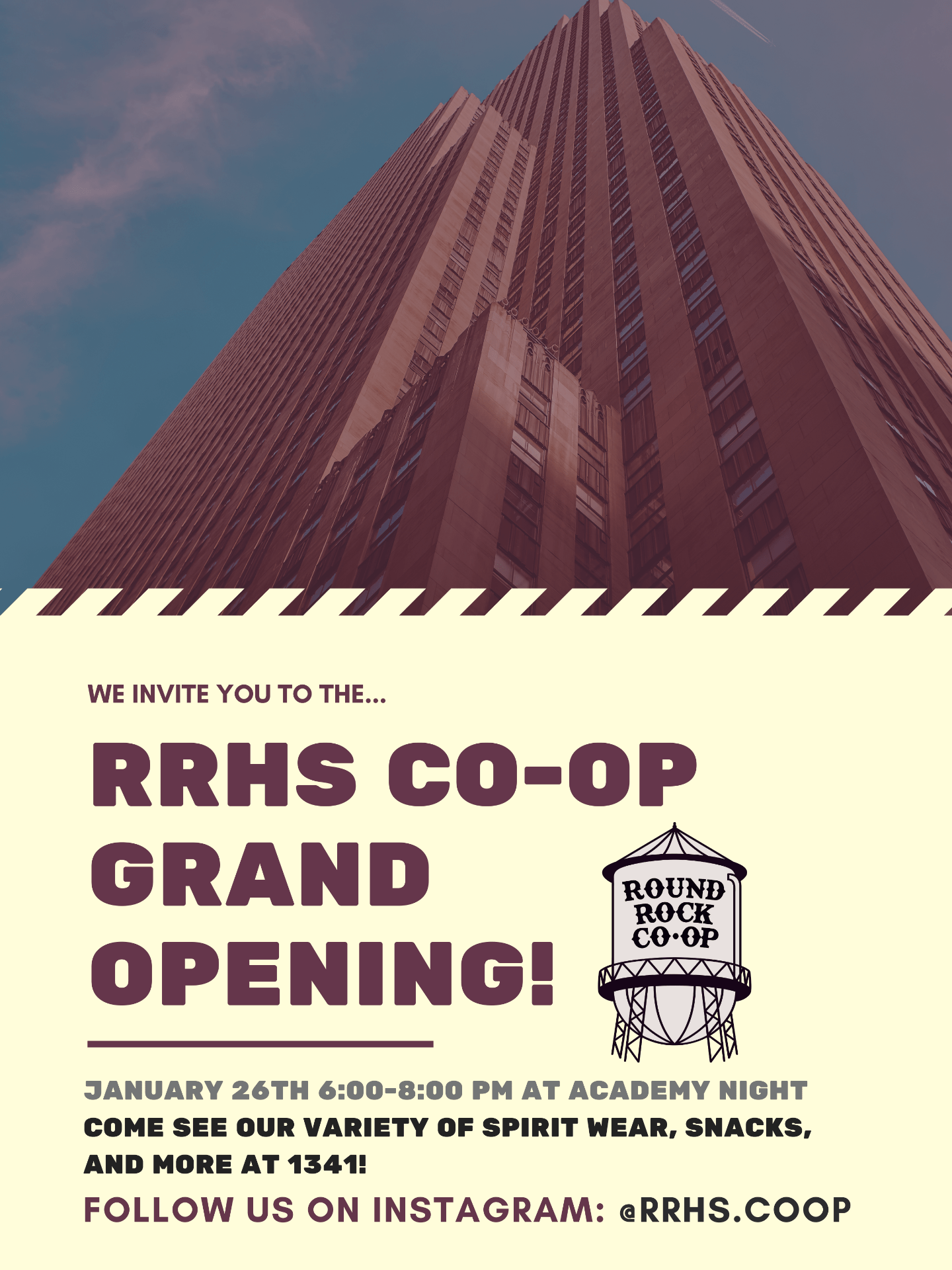 RRHS Co-op Grand Opening Flyer 2